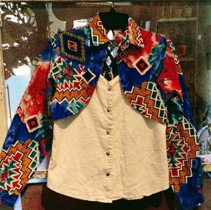 🌵Vintage Roughrider XS long sleeve cowgirl shirt